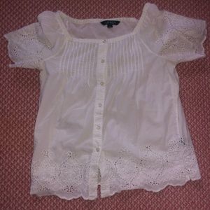 White Ralph Lauren Blouse